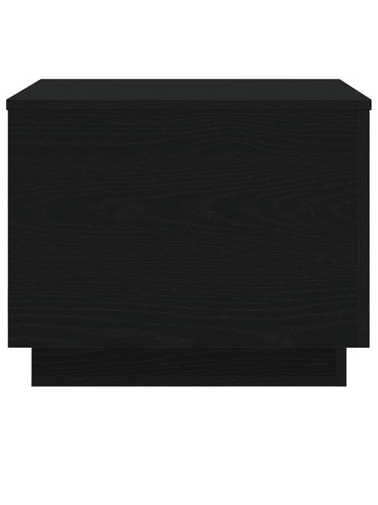 KOHVILAUD LED-TULEDEGA, MUST TAMM, 50 X 50 X 40 CM