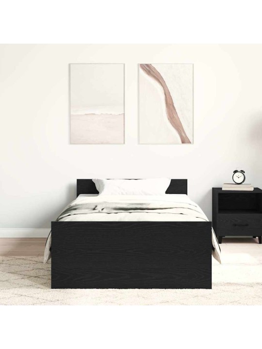 PEATSIGA VOODIRAAM, ILMA MADRATSITA, MUST TAMM 75X190 CM