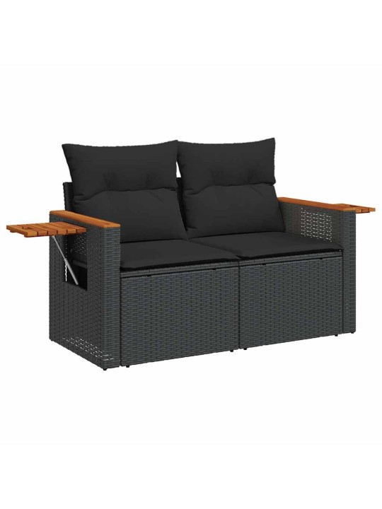 5-OSALINE AIADIIVANI KOMPLEKT PATJADEGA, MUST, POLÜROTANG