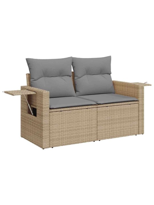 6-OSALINE AIADIIVANI KOMPLEKT PATJADEGA, BEEŽ, ROTANG/AKAATSIA