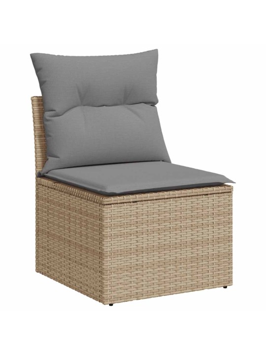 9-OSALINE AIADIIVANI KOMPLEKT PATJADEGA, BEEŽ, ROTANG/AKAATSIA