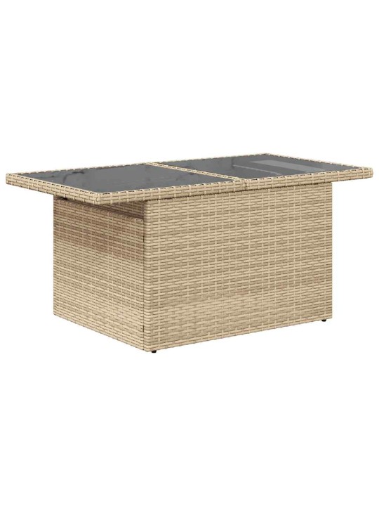 9-OSALINE AIADIIVANI KOMPLEKT PATJADEGA, BEEŽ, ROTANG/AKAATSIA