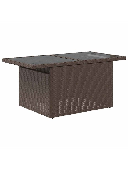 8-OSALINE AIADIIVANI KOMPLEKT PATJADEGA, MUST, ROTANG/AKAATSIA