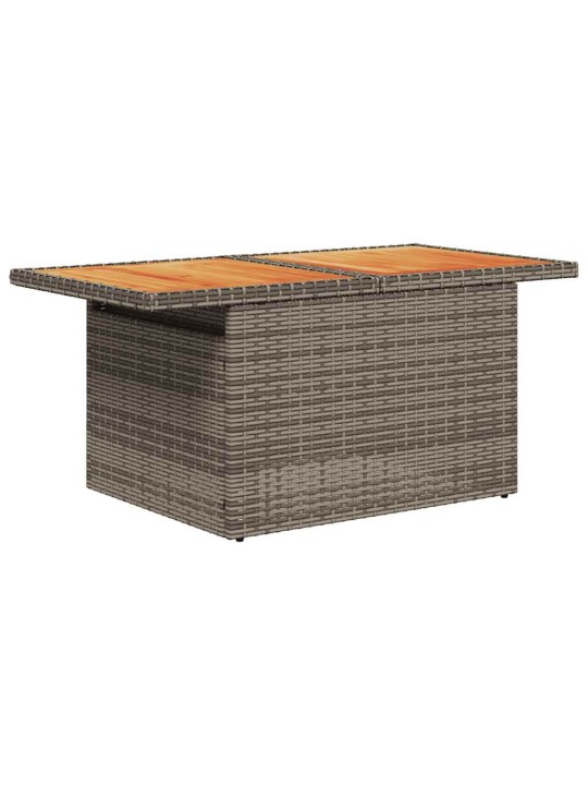7-OSALINE AIADIIVANI KOMPLEKT PATJADEGA, MUST, ROTANG/AKAATSIA