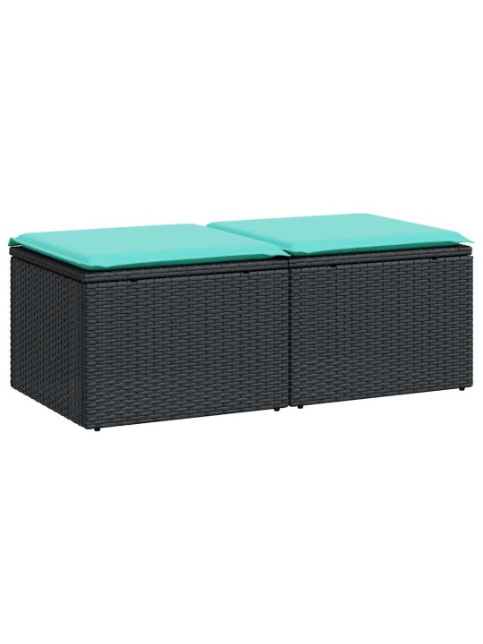 2-OSALINE AIADIIVANI KOMPLEKT PATJADEGA, MUST, ROTANG/AKAATSIA