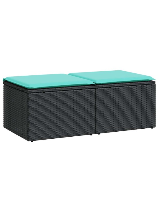 2-OSALINE AIADIIVANI KOMPLEKT PATJADEGA, MUST, ROTANG/AKAATSIA