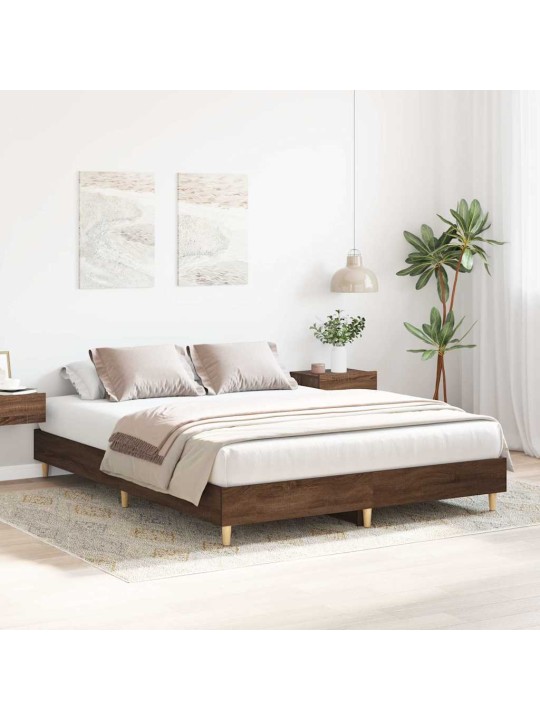 VOODIRAAM ILMA MADRATSITA, PRUUN TAMM, 150 X 200 CM, TEHISPUIT