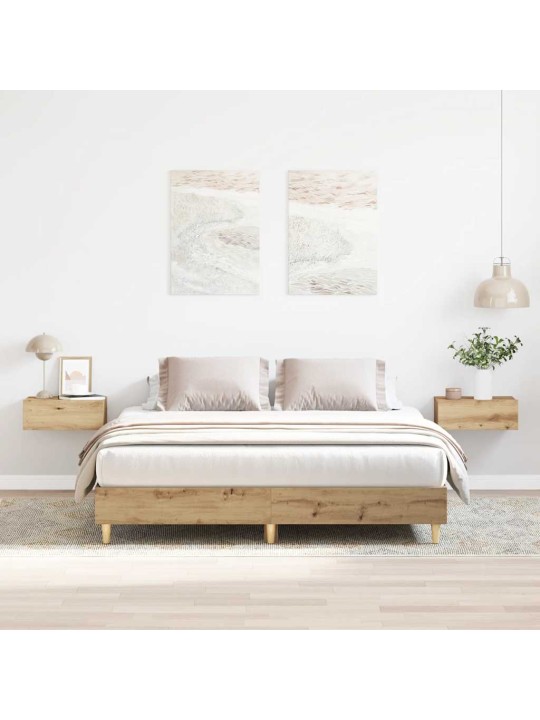 VOODIRAAM ILMA MADRATSITA, KÄSITÖÖTAMM 150X200 CM, TEHISPUIT