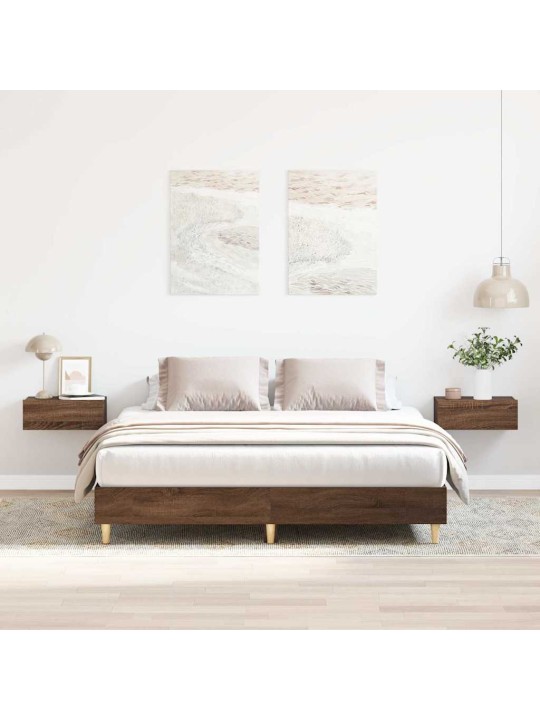 VOODIRAAM ILMA MADRATSITA, PRUUN TAMM, 140 X 200 CM, TEHISPUIT