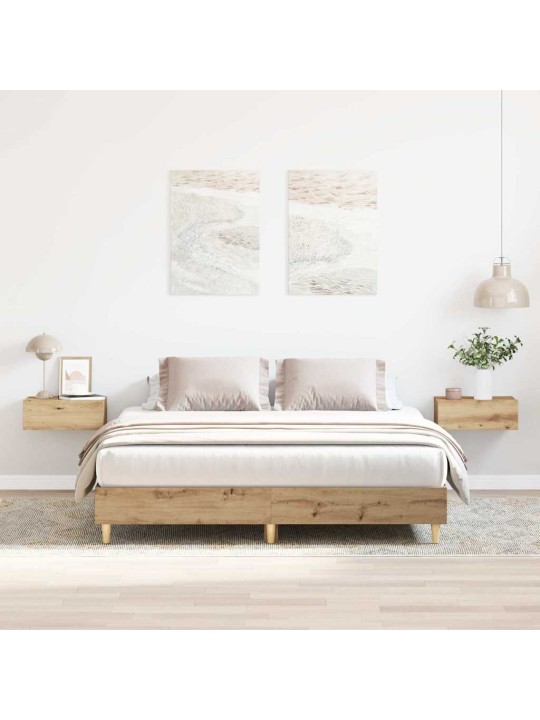 VOODIRAAM ILMA MADRATSITA, KÄSITÖÖTAMM 140X200 CM, TEHISPUIT