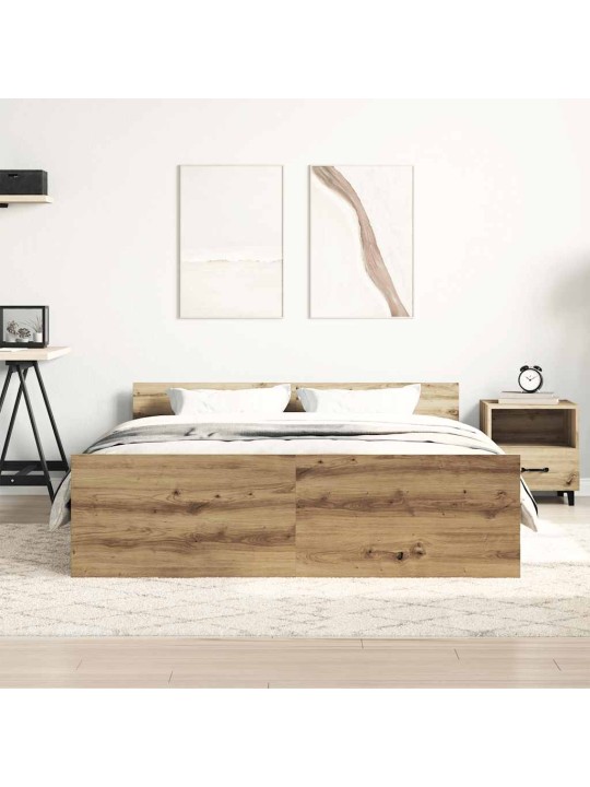 VOODIRAAM ILMA MADRATSITA, KÄSITÖÖTAMM 150X200 CM, TEHISPUIT