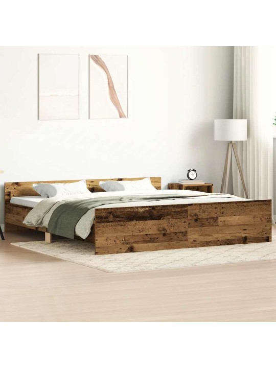VOODIRAAM ILMA MADRATSITA, VANA PUIT 180X200 CM, TEHISPUIT