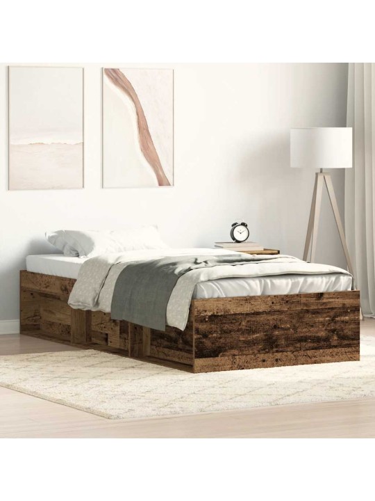 VOODIRAAM ILMA MADRATSITA, VANA PUIT 90X200 CM, TEHISPUIT