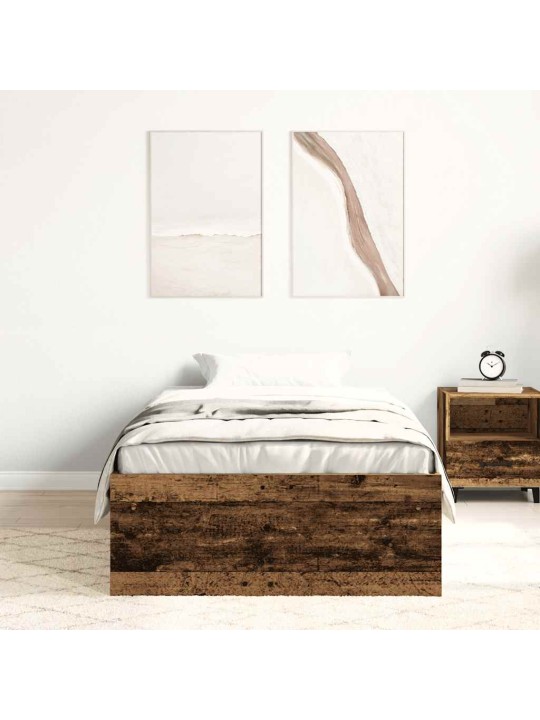 VOODIRAAM ILMA MADRATSITA, VANA PUIT, 100X200 CM, TEHISPUIT