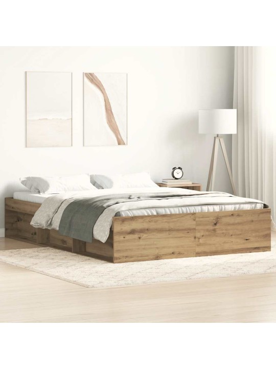 VOODIRAAM ILMA MADRATSITA, KÄSITÖÖTAMM 120X200 CM, TEHISPUIT