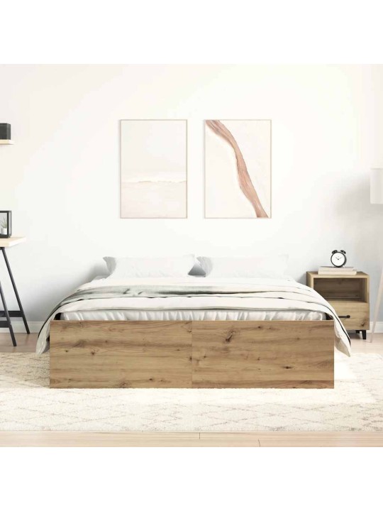 VOODIRAAM ILMA MADRATSITA, KÄSITÖÖTAMM 160X200 CM, TEHISPUIT