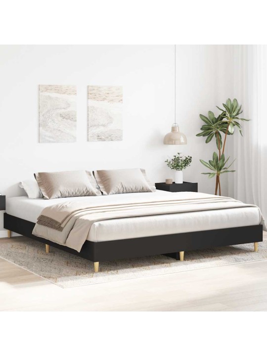 VOODIRAAM ILMA MADRATSITA, MUST 160X200 CM EHITUSPUIT