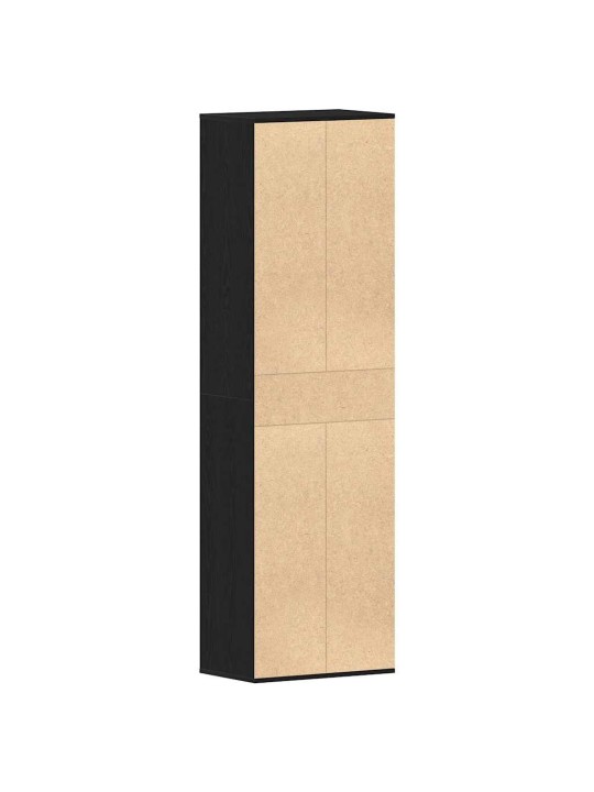 KINGAKAPP MUST TAMM 54X34X183 CM ENGINEERED WOOD