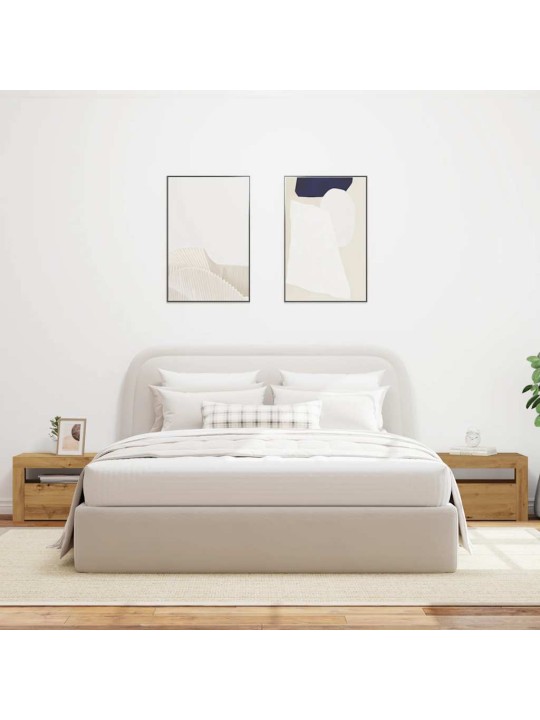 ÖÖKAPID 2 TK LED-IDEGA KÄSITÖÖLINE TAMM 60X35X40 CM