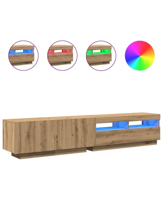 LED-VALGUSTITEGA TELERIKAPP ARTISAN TAMM 200X35X40 CM