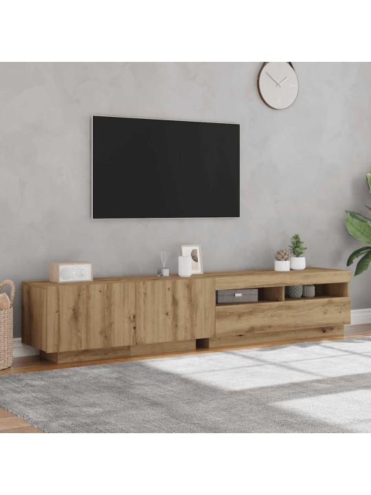 LED-VALGUSTITEGA TELERIKAPP ARTISAN TAMM 200X35X40 CM