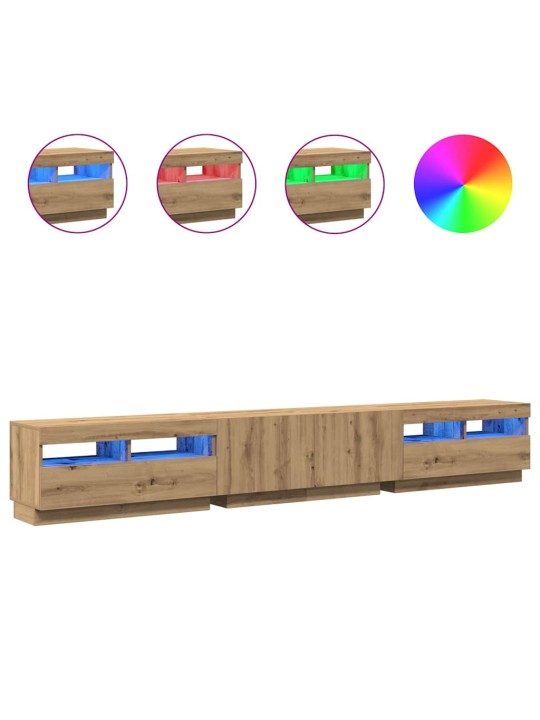 LED-VALGUSTITEGA TELERIKAPP ARTISAN TAMM 260X35X40 CM