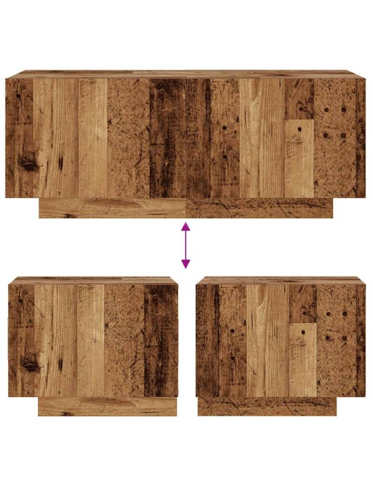 ÖÖKAPP VANA PUIT 100X35X40 CM ENGINEERED WOOD
