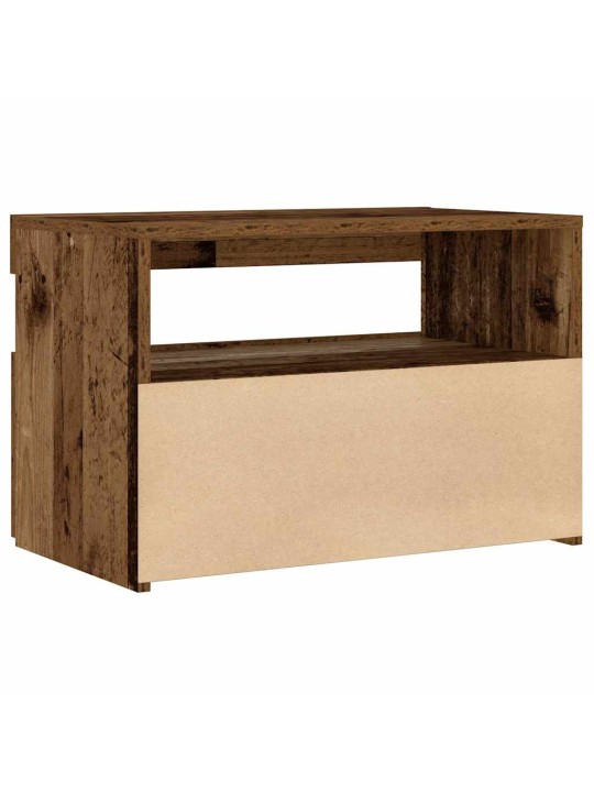 LED-VALGUSTITEGA ÖÖKAPP VANA PUIT 60X35X40 CM INSENERPUIT
