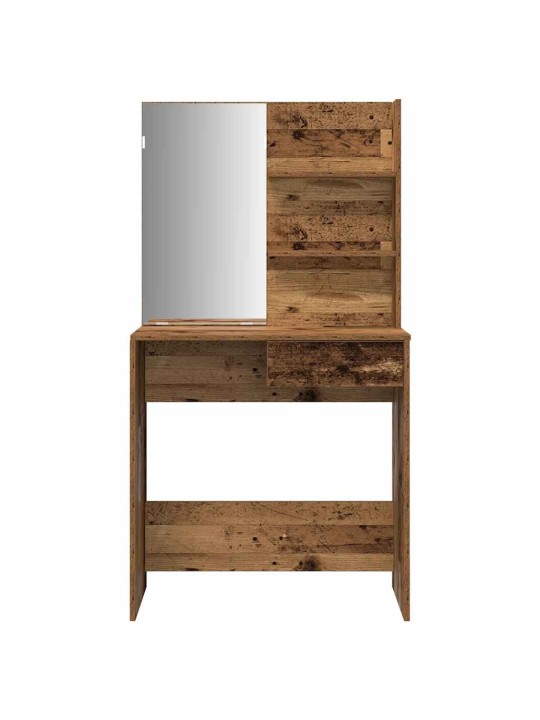 TUALETTLAUA KOMPLEKT OLD WOOD ENGINEERED WOOD