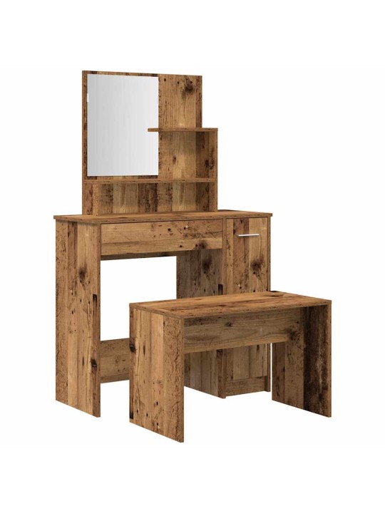 TUALETTLAUA KOMPLEKT OLD WOOD ENGINEERED WOOD