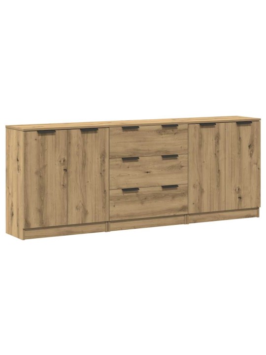 PUHVETKAPID 3 TK ARTISAN TAMM 60X30X70 CM INSENERPUIT