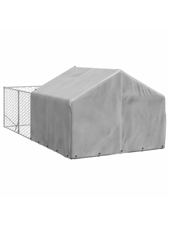 OUTDOOR DOG KENNEL RUN 4X2X1,5 M TSINGITUD TERASEGA