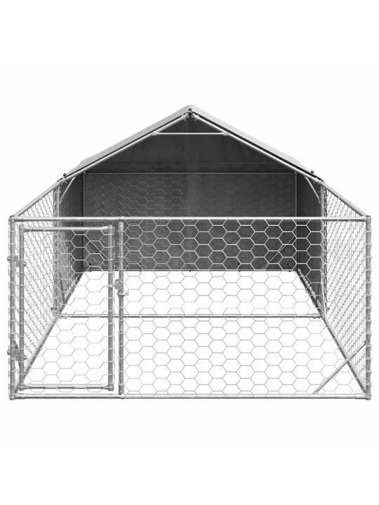OUTDOOR DOG KENNEL RUN 5X2X1,5 M TSINGITUD TERASEGA