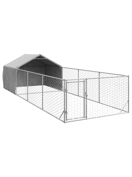 OUTDOOR DOG KENNEL RUN 7X2X1,5 M TSINGITUD TERASEGA