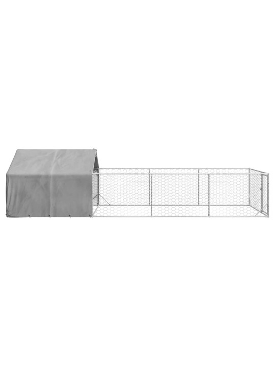 OUTDOOR DOG KENNEL RUN 7X2X1,5 M TSINGITUD TERASEGA