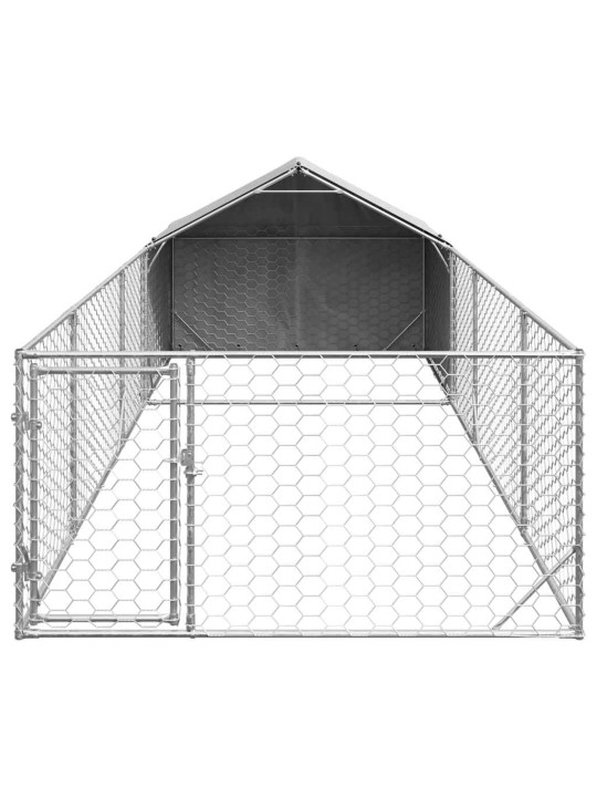 OUTDOOR DOG KENNEL RUN 6X2X1,5 M TSINGITUD TERASEGA