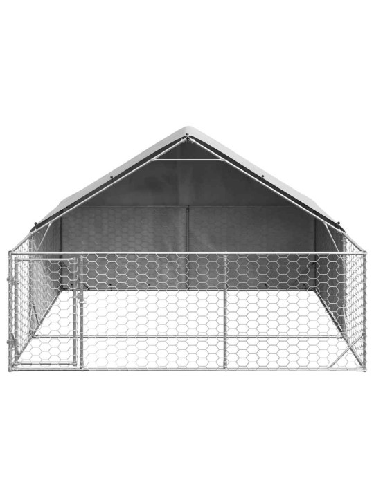 OUTDOOR DOG KENNEL RUN 3X3X1,9 M TSINGITUD TERASEGA