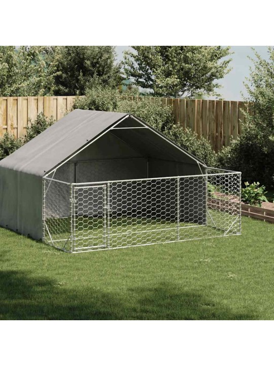 OUTDOOR DOG KENNEL RUN 3X3X1,9 M TSINGITUD TERASEGA