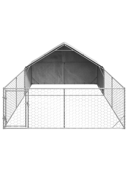 OUTDOOR DOG KENNEL RUN 6X3X1,9 M TSINGITUD TERASEGA