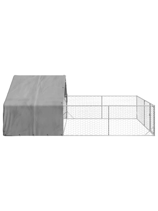 OUTDOOR DOG KENNEL RUN 6X3X1,9 M TSINGITUD TERASEGA