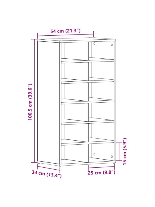 KINGARIIUL, MUST TAMM, 54 X 34 X 100,5 CM, TEHISPUIT