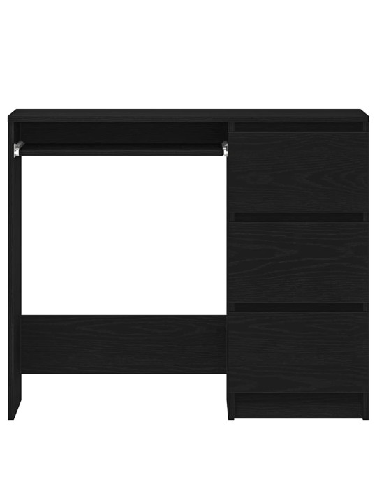 KIRJUTUSLAUD, MUST TAMM, 90 X 45 X 76 CM, PUITLAASTPLAAT