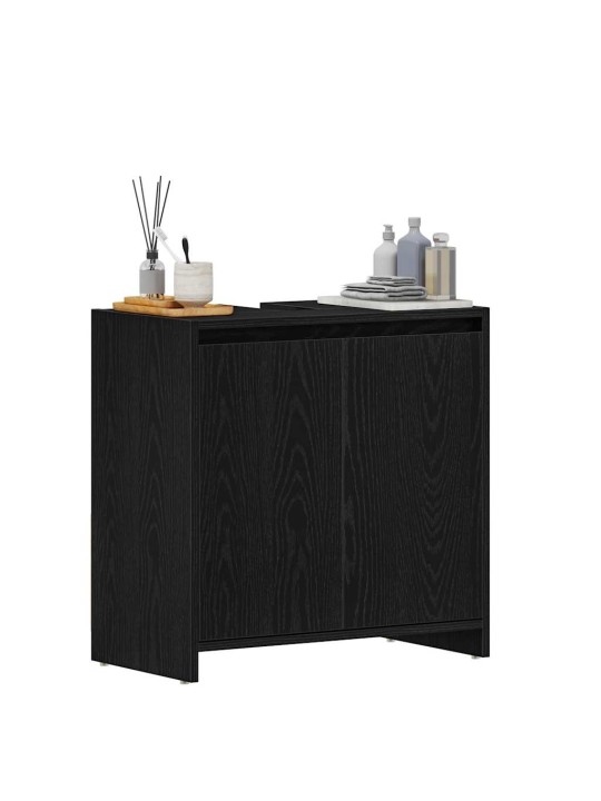 VANNITOA KAPP MUST TAMM 60X33X60 CM ENGINEERED WOOD