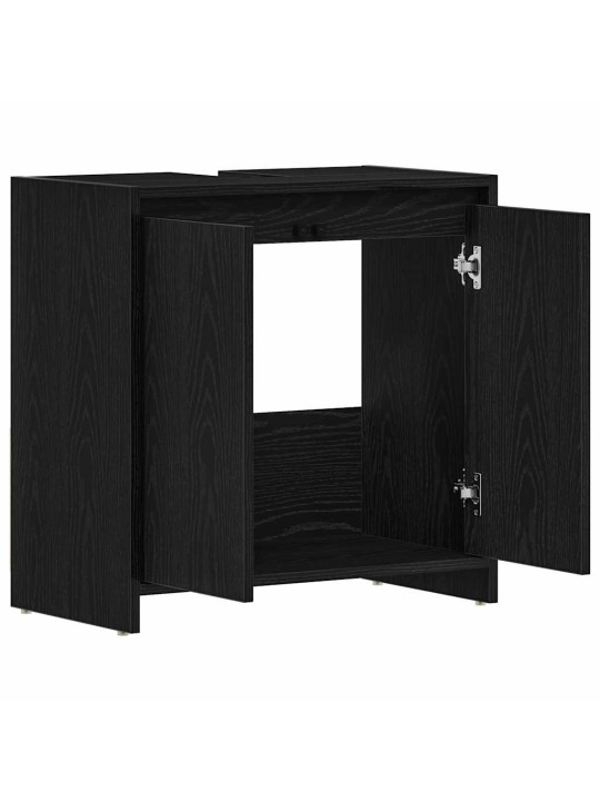 VANNITOA KAPP MUST TAMM 60X33X60 CM ENGINEERED WOOD