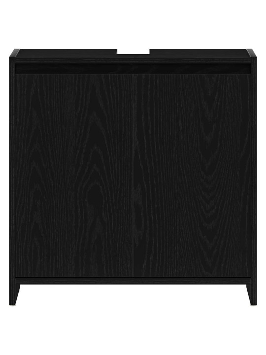 VANNITOA KAPP MUST TAMM 60X33X60 CM ENGINEERED WOOD