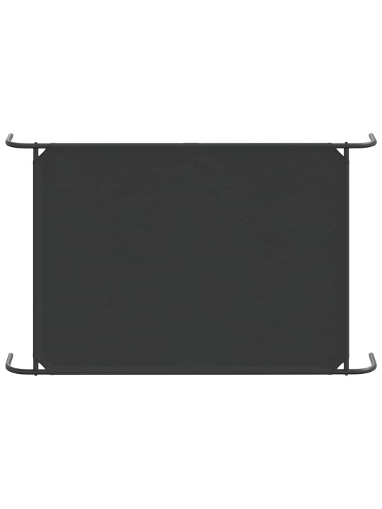 KÕRGENDATUD KOERAVOODI MUST 130X80X20 CM OXFORDI KANGAS TERAS