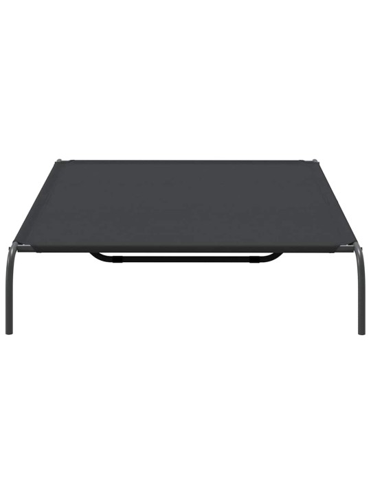 KÕRGENDATUD KOERAVOODI MUST 150X90X20 CM OXFORDI KANGAS TERAS