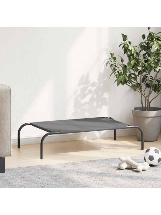 KÕRGENDATUD KOERA VOODI HALL 90X50X20 CM OXFORDI KANGAS TERAS