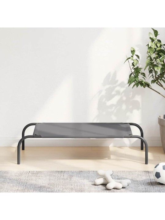 KÕRGENDATUD KOERA VOODI HALL 90X50X20 CM OXFORDI KANGAS TERAS