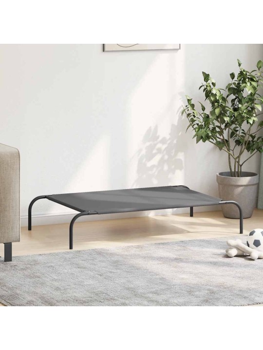 KÕRGENDATUD KOERAVOODI HALL 110X65X20 CM OXFORDI KANGAS TERAS